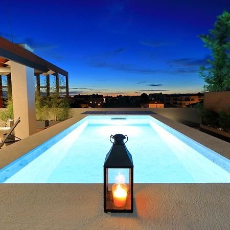 Penthouse Diem - Private Pool With Sea View Zadar Luaran gambar