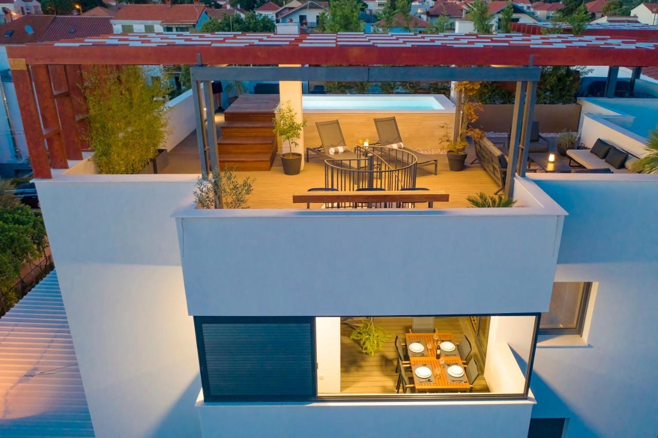 Penthouse Diem - Private Pool With Sea View Zadar Luaran gambar