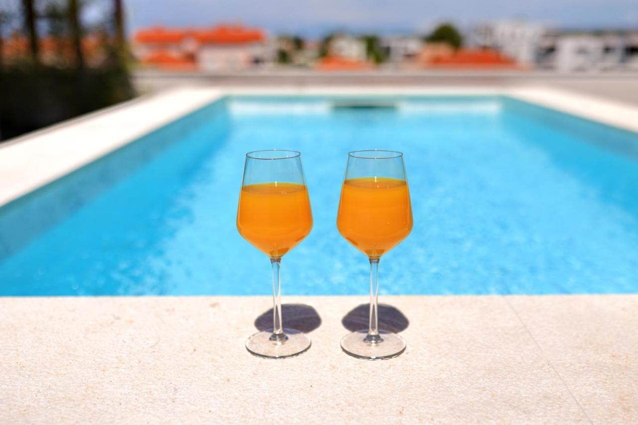 Penthouse Diem - Private Pool With Sea View Zadar Luaran gambar