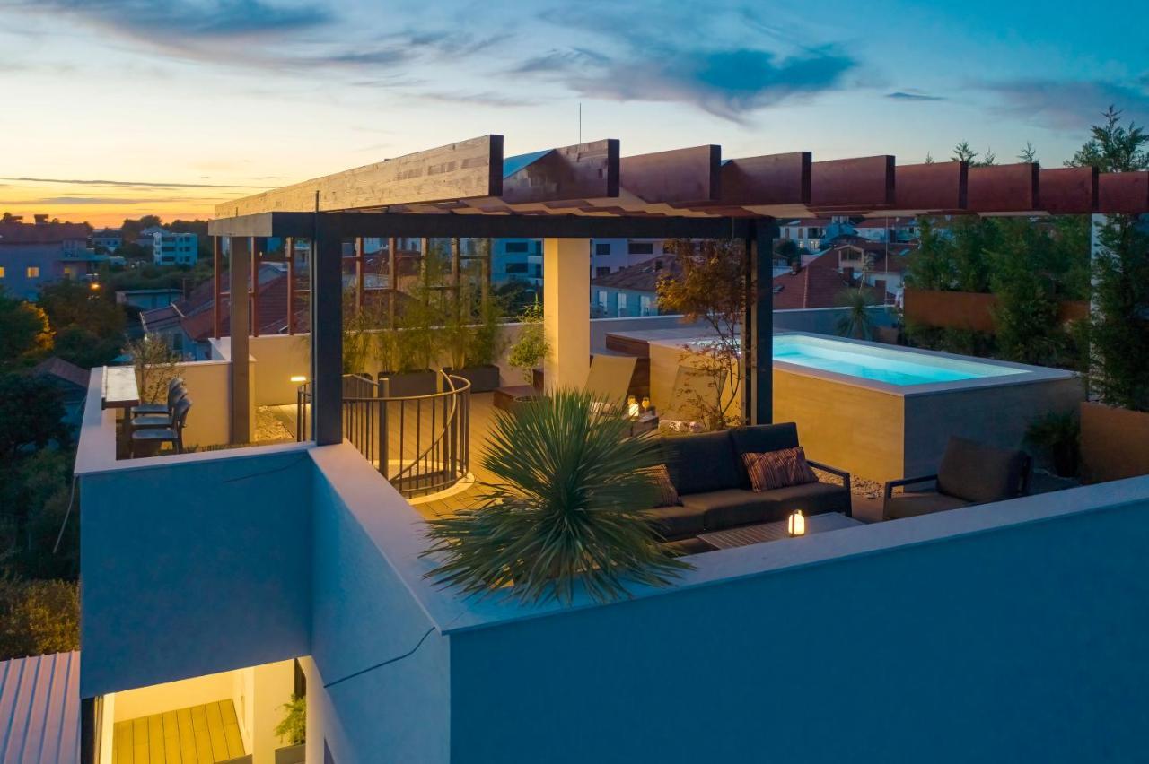 Penthouse Diem - Private Pool With Sea View Zadar Luaran gambar