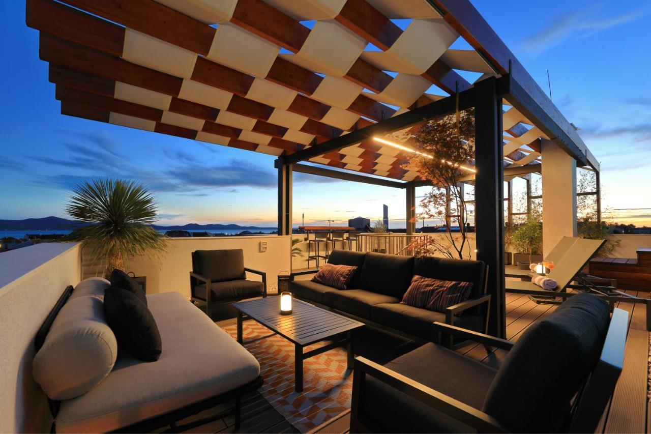 Penthouse Diem - Private Pool With Sea View Zadar Luaran gambar