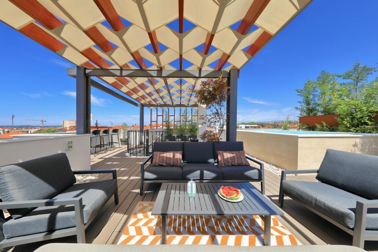 Penthouse Diem - Private Pool With Sea View Zadar Luaran gambar