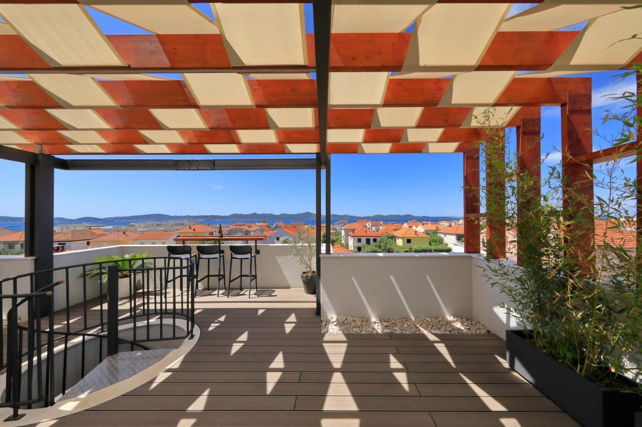 Penthouse Diem - Private Pool With Sea View Zadar Luaran gambar