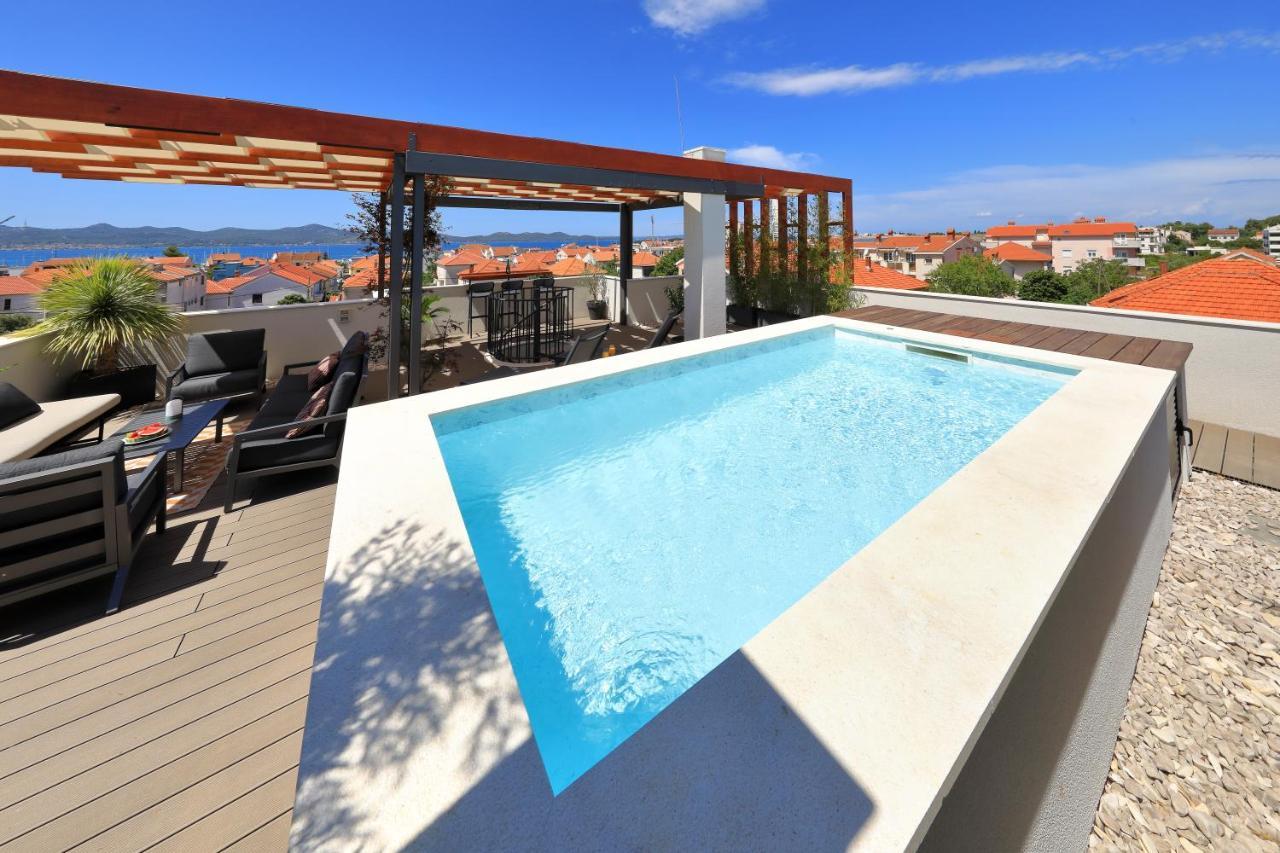 Penthouse Diem - Private Pool With Sea View Zadar Luaran gambar