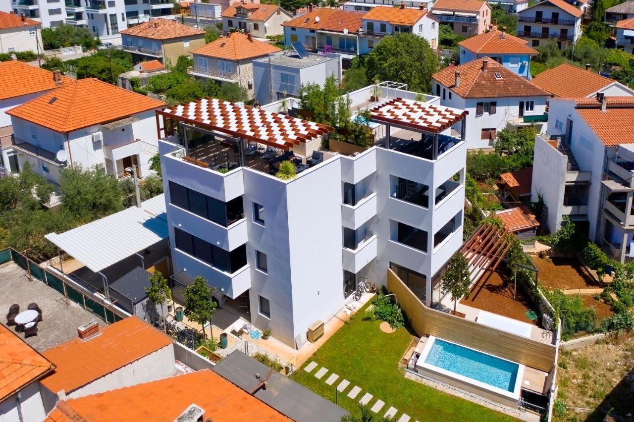 Penthouse Diem - Private Pool With Sea View Zadar Luaran gambar