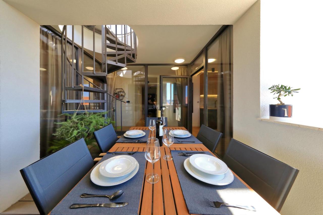 Penthouse Diem - Private Pool With Sea View Zadar Luaran gambar
